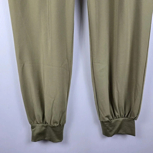 Anybody Women’s Polyester and Spandex Light Olive Lightweight Cuffed Joggers M - Picture 7 of 10
